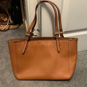 Tory Burch Brown Leather Tote